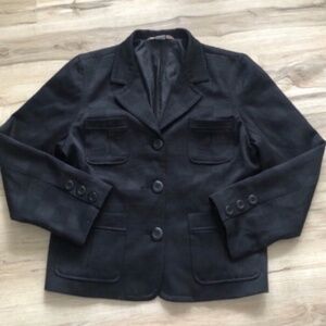 MASSIVE $10 SALE Vintage Black Melrose Blazer Jacket